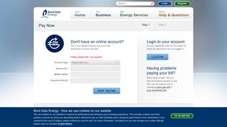 Bord Gáis Energy - Pay Bill, Pay Now