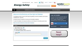Electricity and Gas High-risk Database - Energy Safety