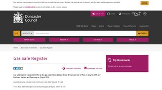 Gas Safe Register - Doncaster Council
