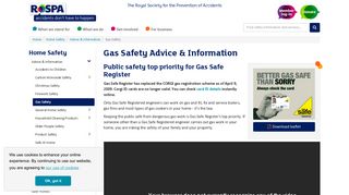 Gas Safety - RoSPA