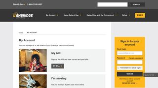 My Account | Enbridge Gas