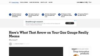 What Does the Arrow on the Gas Gauge Mean - Fuel Gauge Arrow