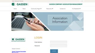 Gassen Connect - Login