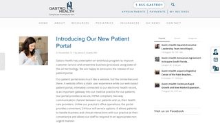 Welcome to Our New Interactive Patient Portal | Gastro Health - Miami