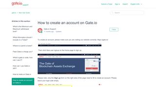How to create an account on Gate.io – gate.io