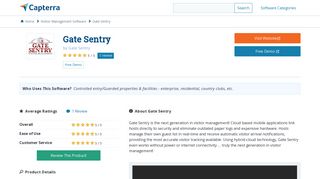 Gate Sentry Reviews and Pricing - 2019 - Capterra