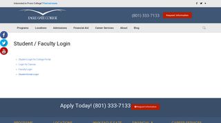 Student/Faculty Login - Eagle Gate College