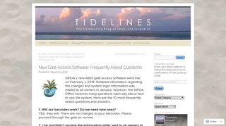New Gate Access Software: Frequently Asked Questions | Tidelines