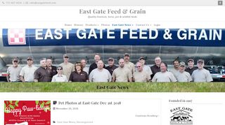 East Gate News – East Gate Feed & Grain