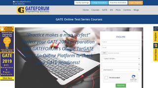 GATE Online Test Series Courses - Gateforum