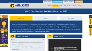 eGATE Classes - Gateforum