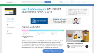 user18.gateforum.com — GATEFORUM Student Portal for GATE 2018