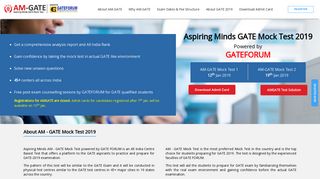 Aspiring Minds Gate Mock Test 2019 - Amcat