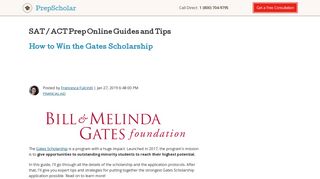 How to Win a Gates Millennium Scholarship - PrepScholar Blog