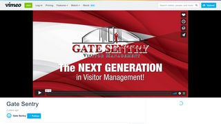Gate Sentry on Vimeo