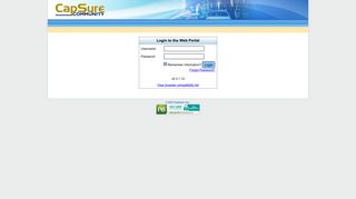 CapSure Web Portal