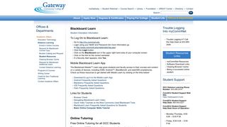 Student Resources – Gateway Community College