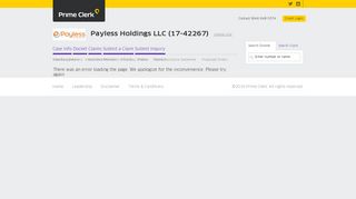 Case No. 17-42267-659 Payless Holdings L - Cases - Prime Clerk