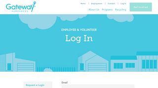 Employee/Volunteer Login – Gateway Resources Inc.