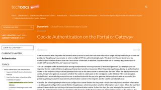Cookie Authentication on the Portal or Gateway - Palo Alto Networks