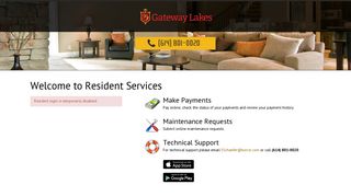 Login to Gateway Lakes Apartments Resident Services | Gateway ...