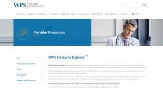 WPS Gateway Express (EDI) | WPS Health Insurance