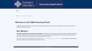 StarRez Portal - Welcome to the StMU Housing Portal