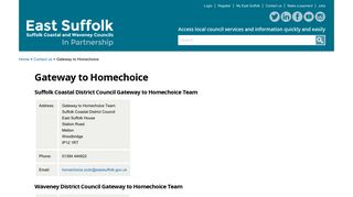 Gateway to Homechoice » Suffolk Coastal and Waveney District ...