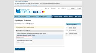Register your household - HomeChoice - Gateway to Homechoice