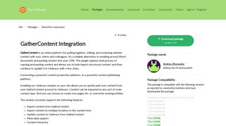 GatherContent Integration - our.umbraco.com