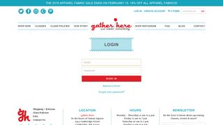 Log in - Gather Here