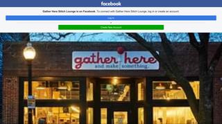 Gather Here Stitch Lounge - Home | Facebook - Facebook Touch