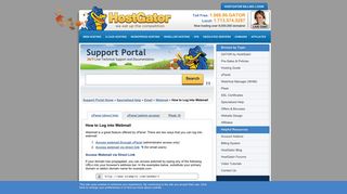 How to Log into Webmail « HostGator.com Support Portal