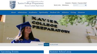 Parents - Xavier College Preparatory