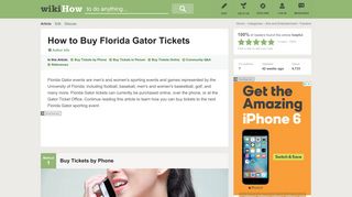 How to Buy Florida Gator Tickets - wikiHow
