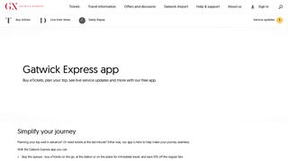 Gatwick Express App | Train App | Gatwick Express
