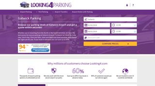 Gatwick Parking | Airport Parking from only £2.52 per day - Looking4