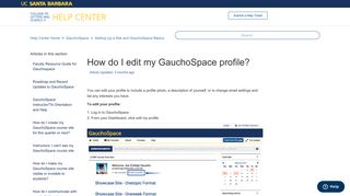 How do I edit my GauchoSpace profile? – UCSB Support Desk ...