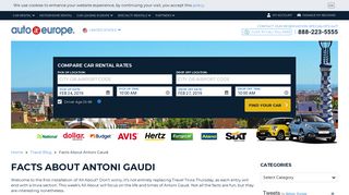 Learn Facts About Antoni Gaudi Today! - Auto Europe
