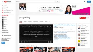 gaugegirltraining - YouTube