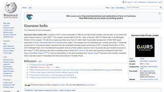 Gaursons India - Wikipedia