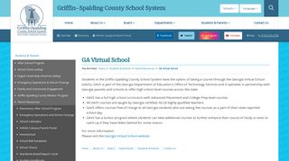 Griffin Spalding County School System GA Virtual School