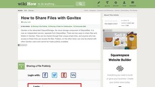 How to Share Files with Gavitex: 15 Steps (with Pictures)