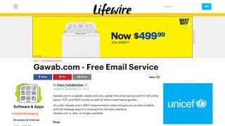 Gawab.com Review - Free Email Service - Lifewire