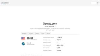 www.Gawab.com - Web-based Email email POP3 SMTP IMAP SMS