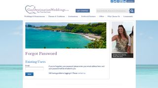 Forgot Password - Gay Destination Weddings Guest Login