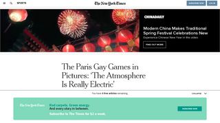The Paris Gay Games in Pictures: 'The Atmosphere Is Really Electric ...