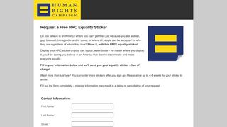 HRC Equality - Human Rights Campaign