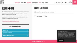 Remind Me | HIV & STI Testing Reminders | Ending HIV