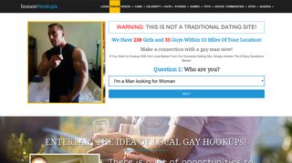 Find Your Gay Hookup Tonight | InstantHookups.com